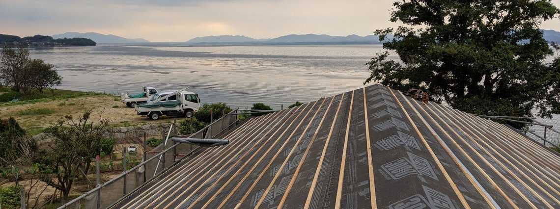 Järveäärne maja, Matsue, Jaapan