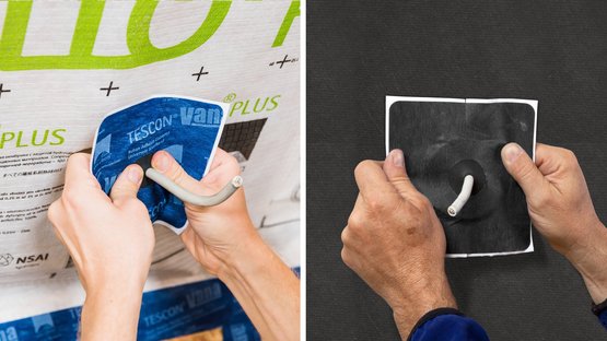 1. Kaabli läbitõmbamine ja rihtimine